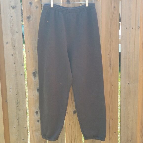 Vintage Fruit of the Loom Sweat Pants with Ankle Cuffs Men's Size Large - Picture 1 of 10